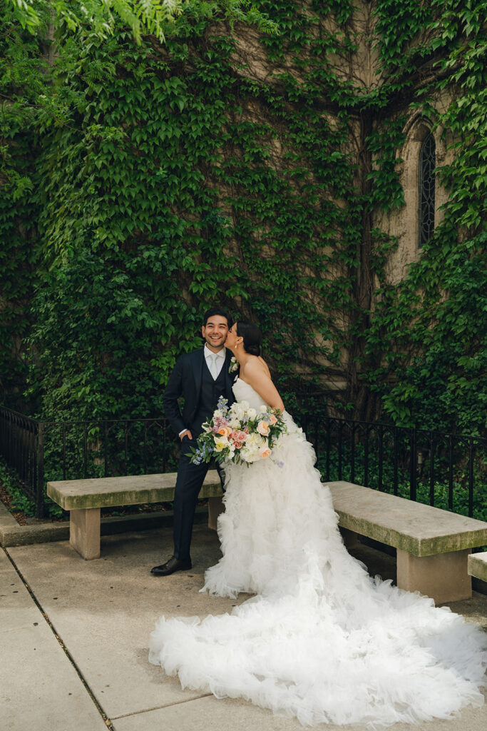 cute picture of the newlyweds