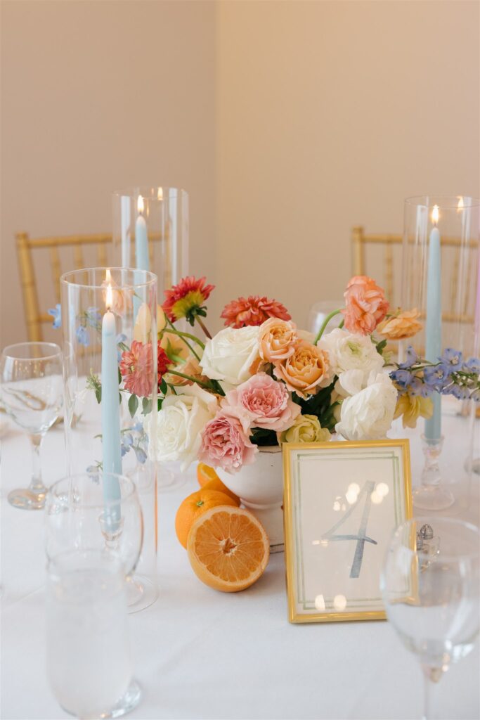 table reception details