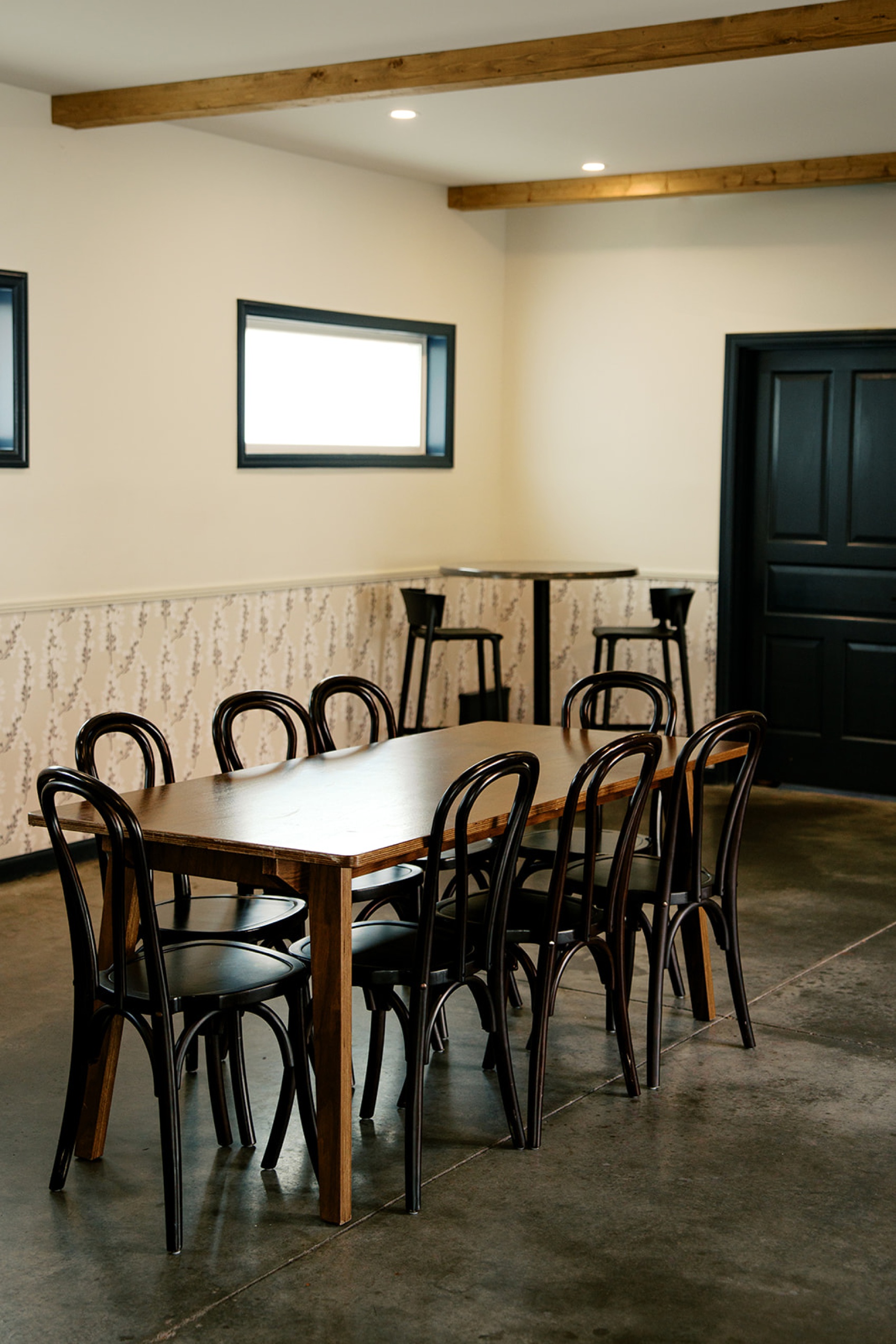 A peak at a table in the groom's room