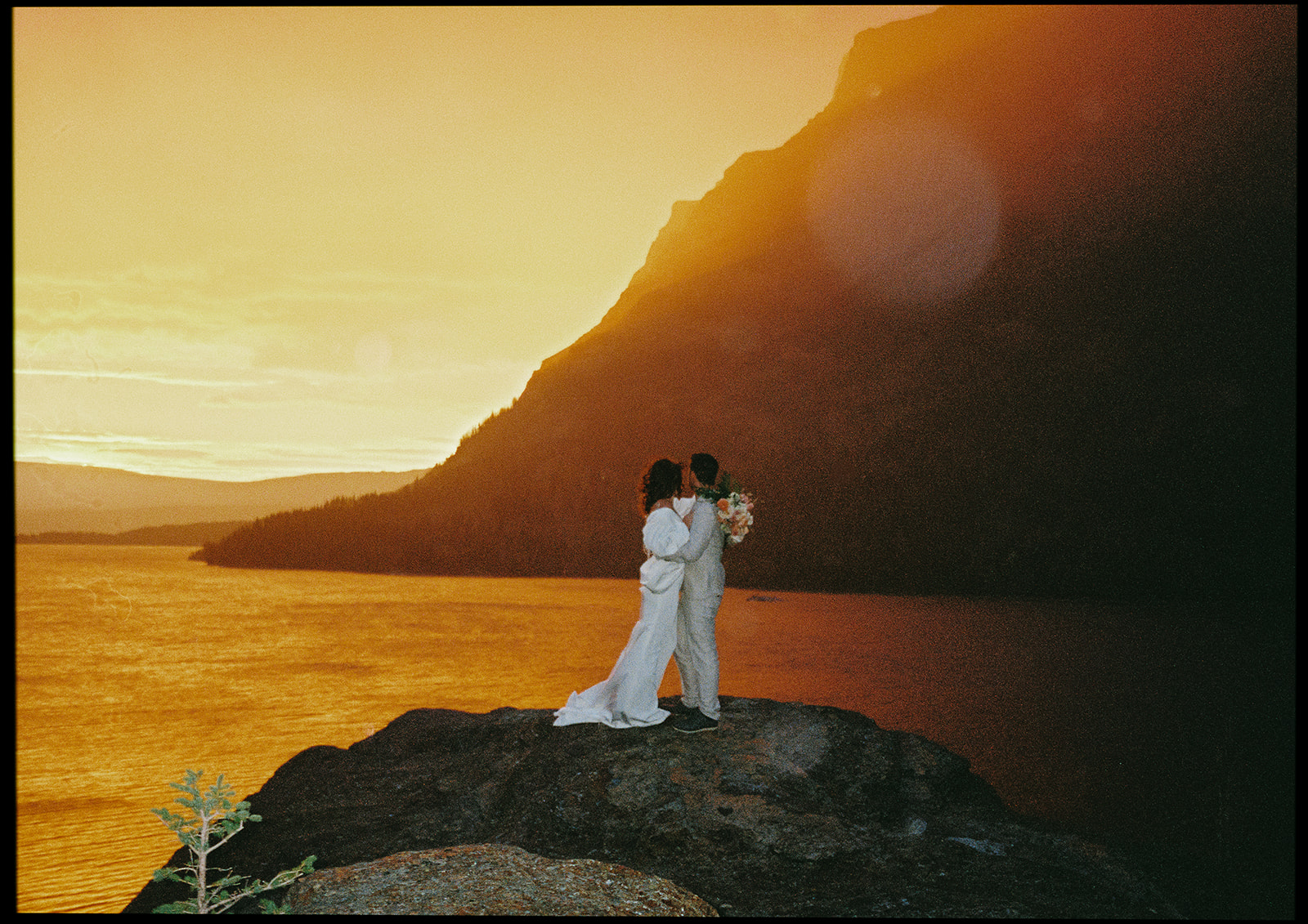 Film on Your Wedding Day - bride and groom at their elopement