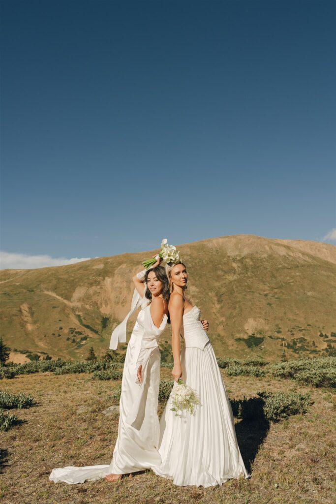 couple at their dream destination elopement 