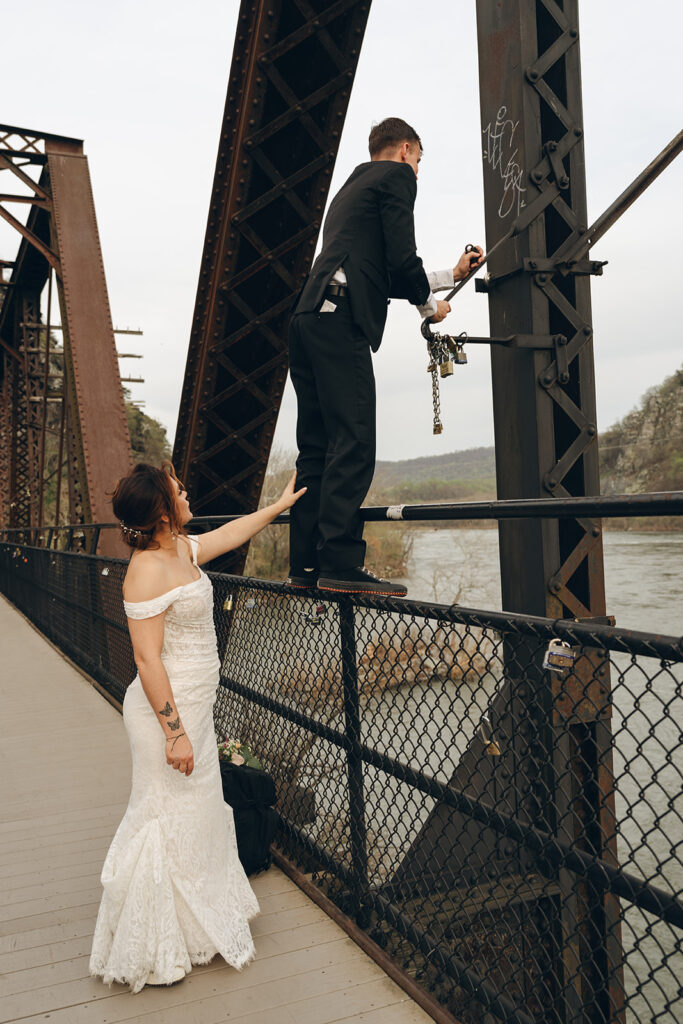 bride and groom at their dream elopement 