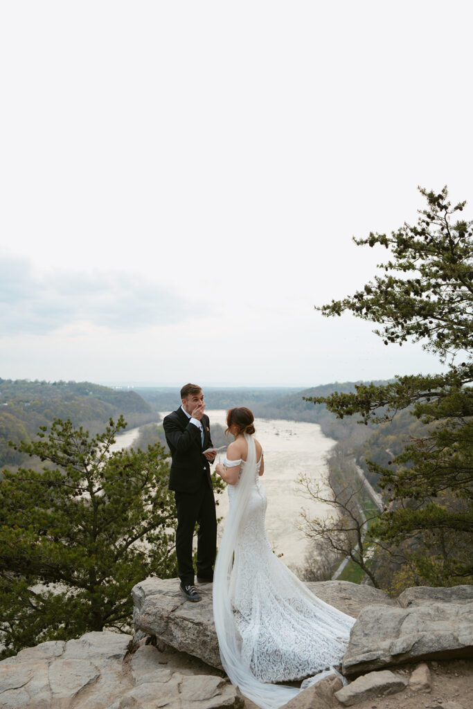 picture of the bride and groom holding hands Should You Elope or Have a Big Wedding?