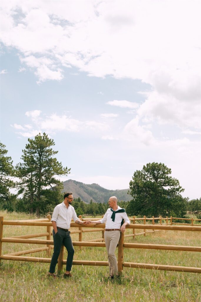 Flirty Couple Photoshoot at Greystone Castle, CO