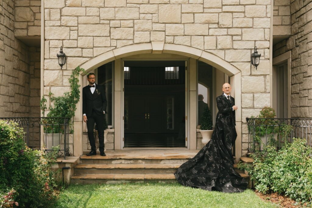 Flirty Couple Photoshoot at Greystone Castle, CO