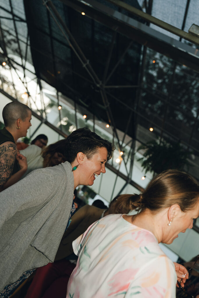 guests having fun at the reception