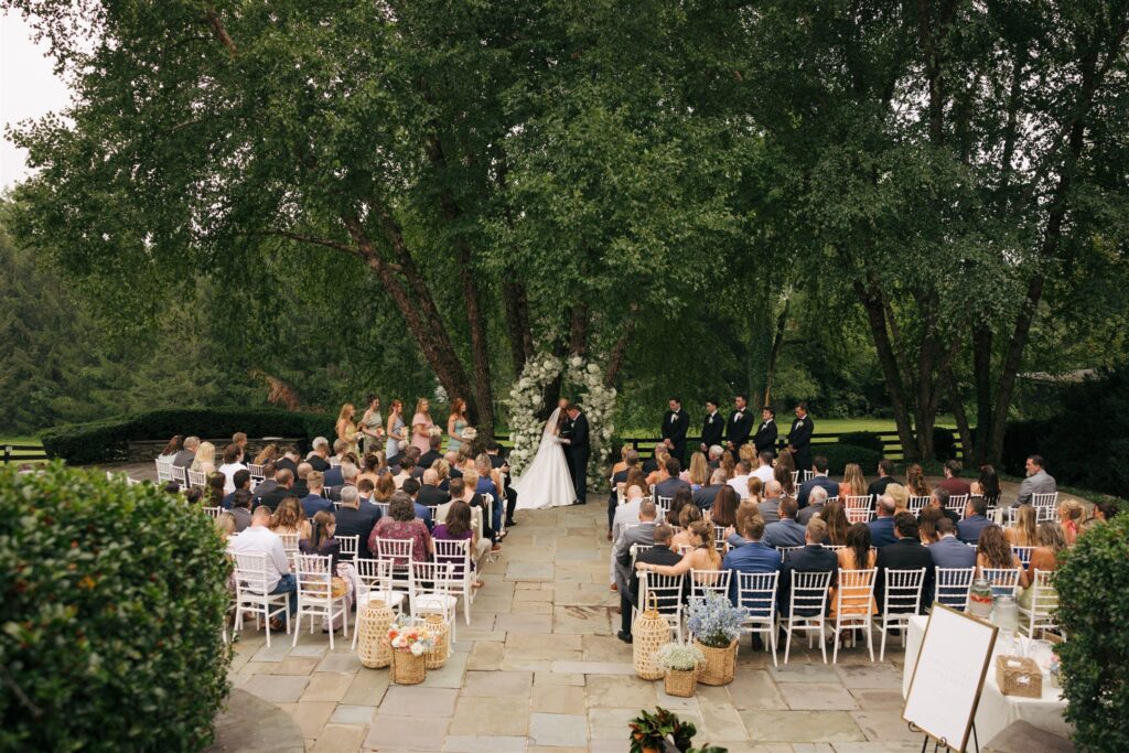 cute couple at their emotional ceremony 